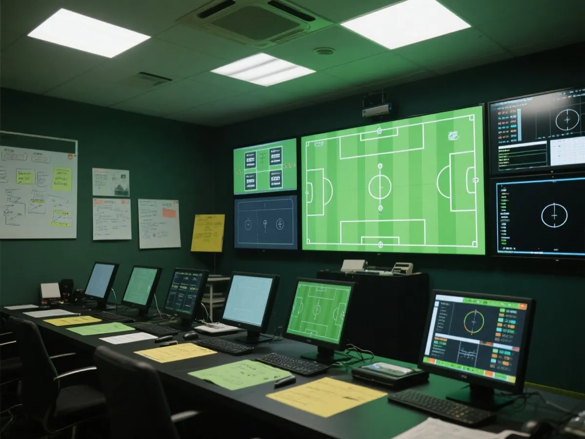 賽事分析工作流程示意圖