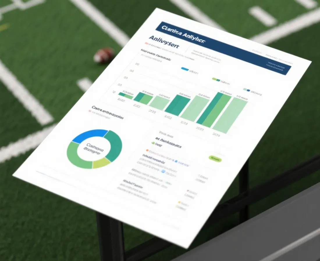 策略報告與數據分析示意圖