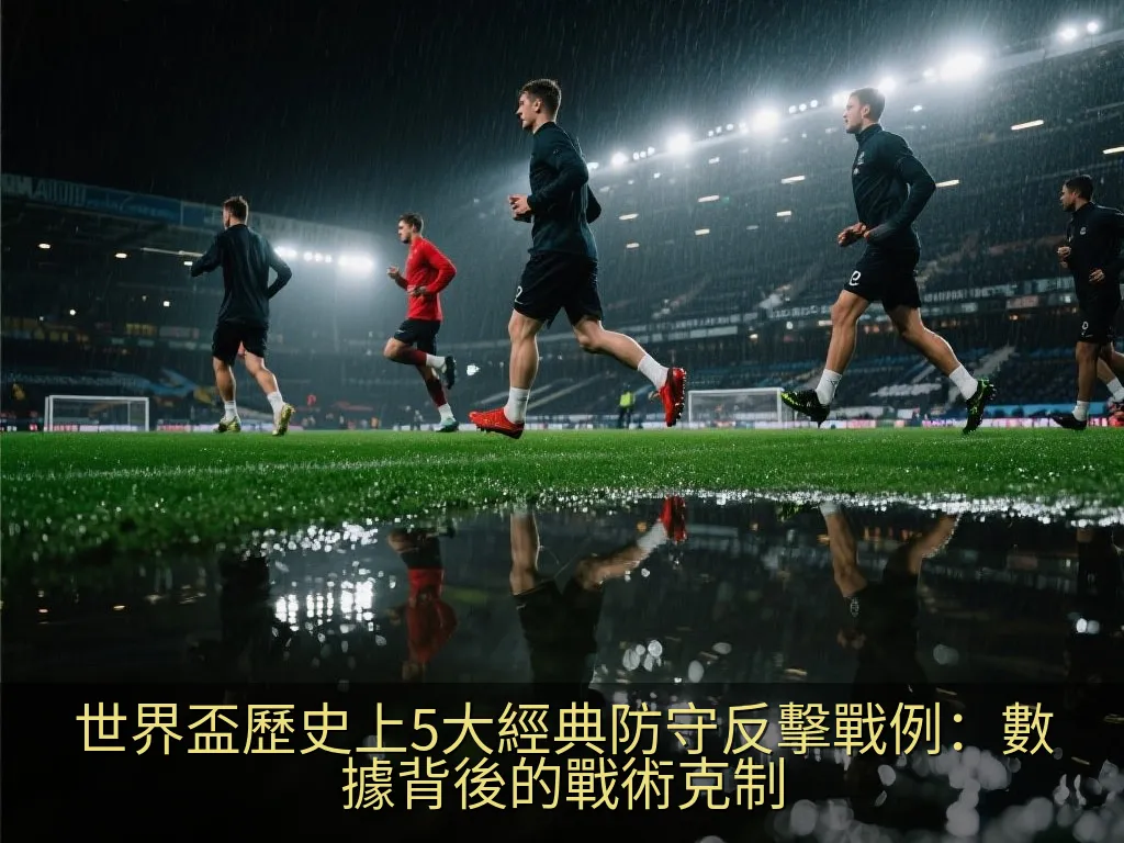 綠茵場上球員在夕陽下奔跑的剪影